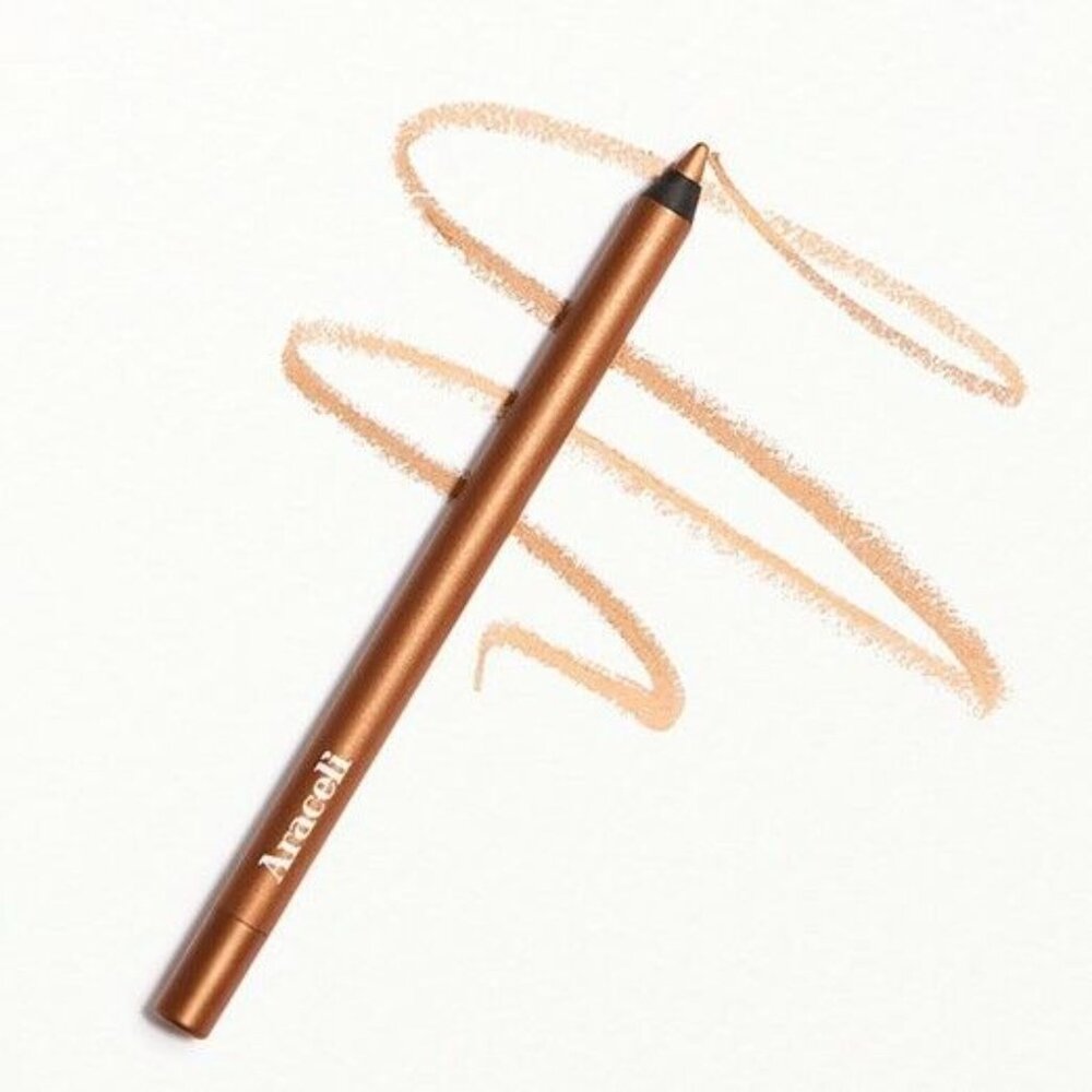 Araceli Beauty Ojos Perfectos Gel Pencil Eyeliner in Gold / Dorado New MSRP $19